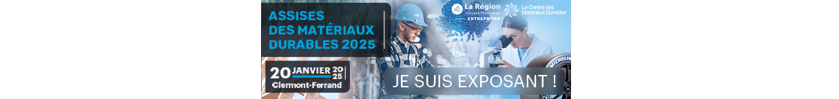 Nous serons présent aux Assises des Matériaux Durable 2025